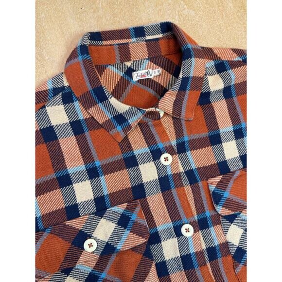 Faherty Surf Flannel Overshirt XL - Picture 2 of 8